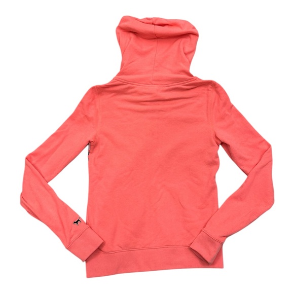 Victoria’s Secret PINK Neon Pink/Orange Full Zip Hoodie Small - Picture 4 of 4